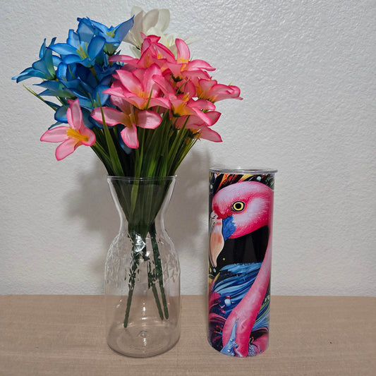 Bright Flamingo Tumbler - Vegas Custom Creations