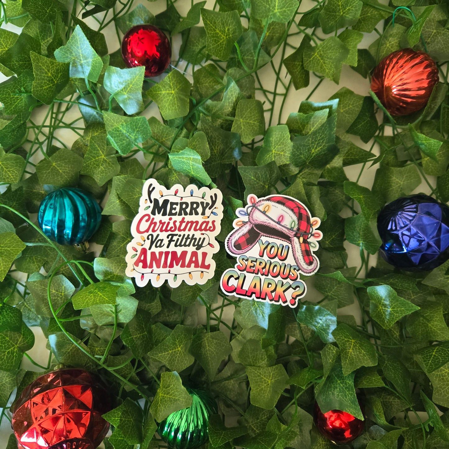 Famous Christmas Movie Quote Stickers