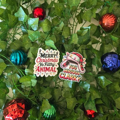 Famous Christmas Movie Quote Stickers