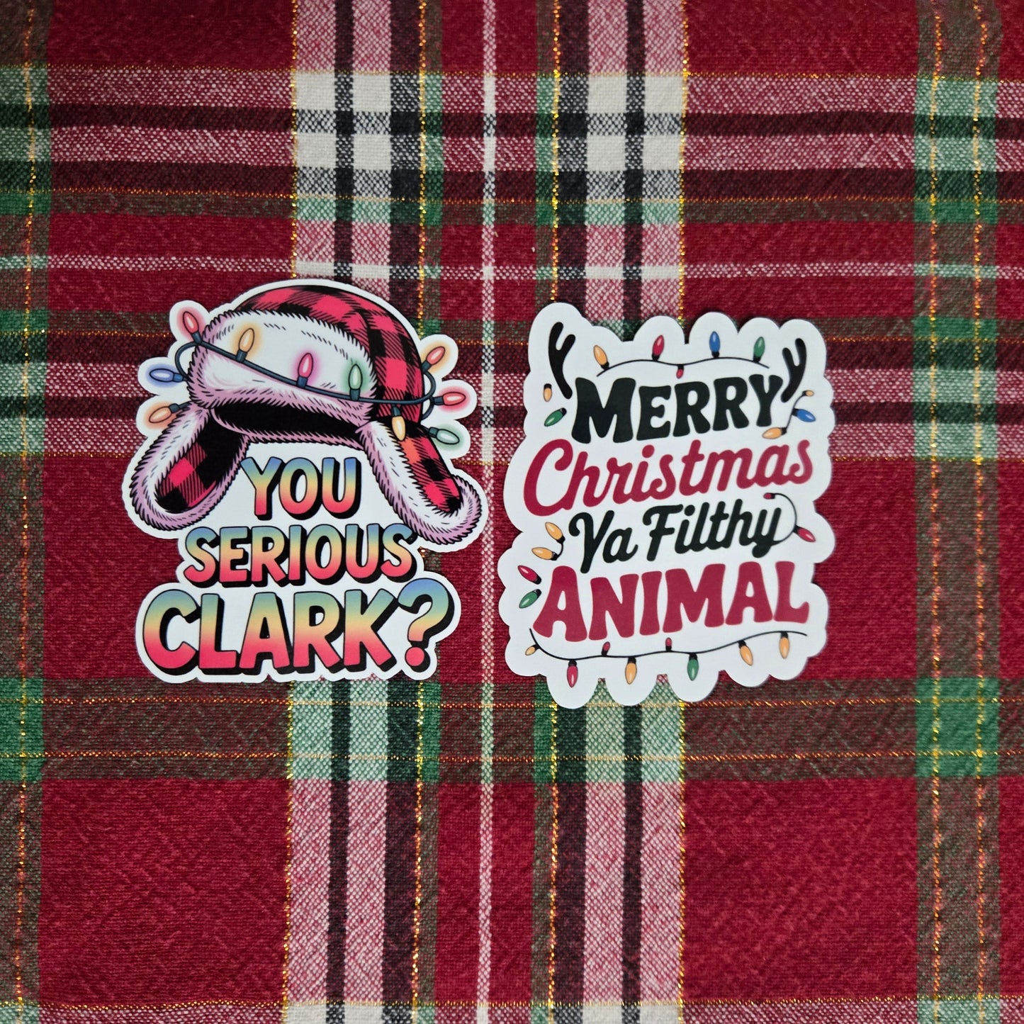 Famous Christmas Movie Quote Stickers