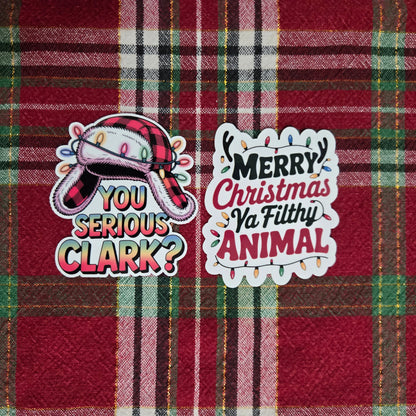 Famous Christmas Movie Quote Stickers