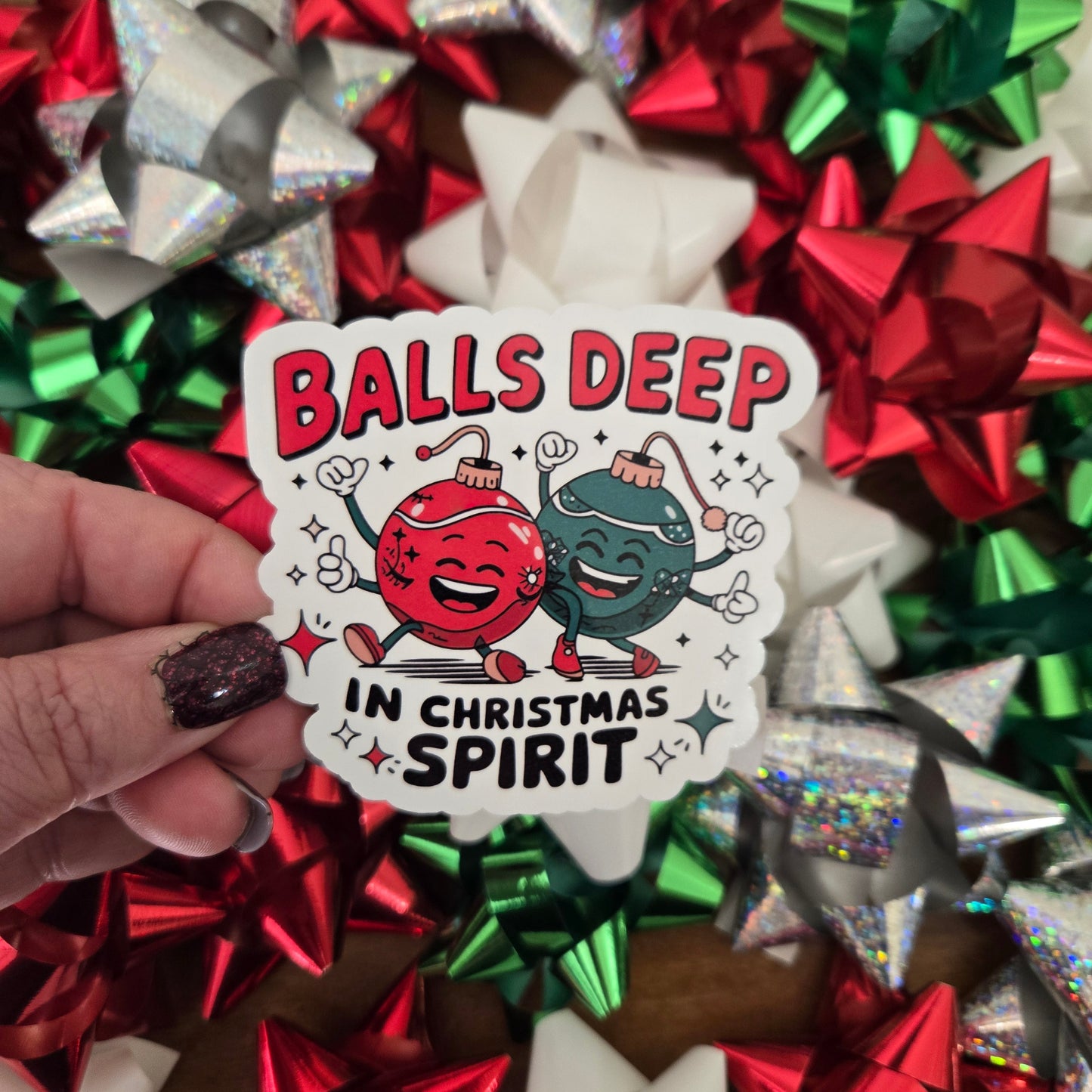 Cheeky Christmas Stickers