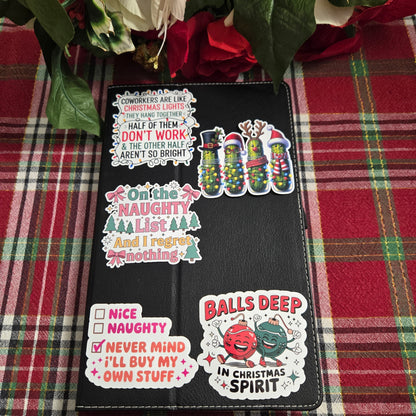 Cheeky Christmas Stickers