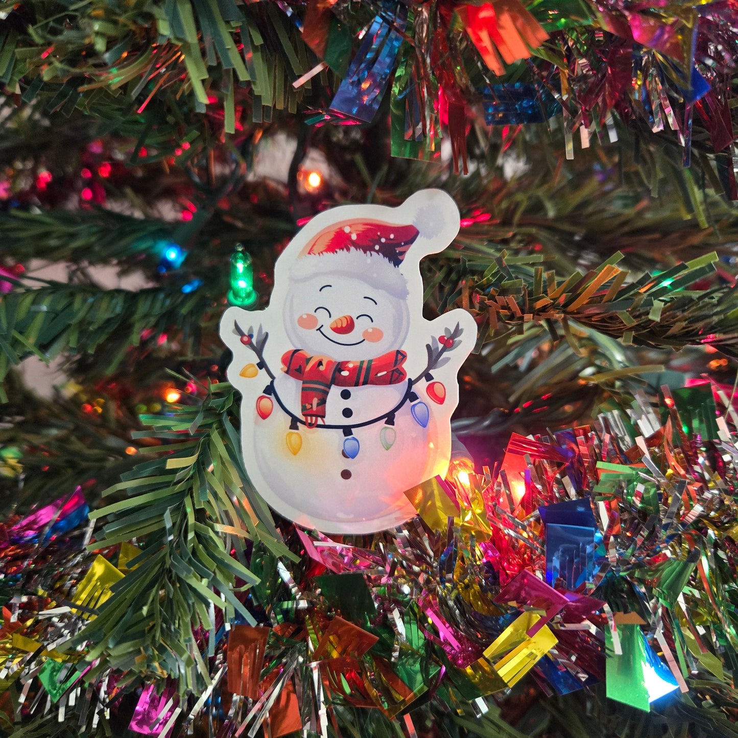 Snowman Christmas Stickers