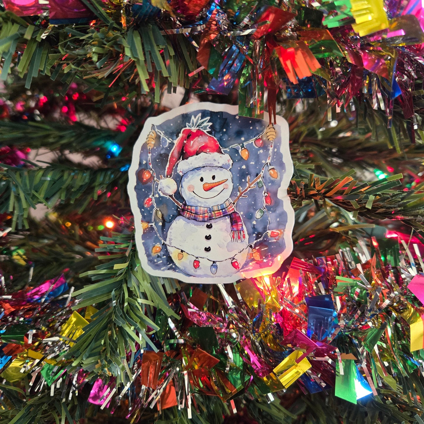 Snowman Christmas Stickers