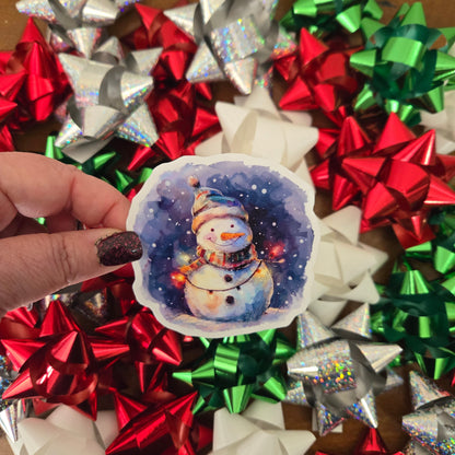 Snowman Christmas Stickers