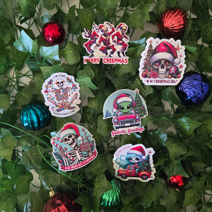 Christmas Spooky Stickers
