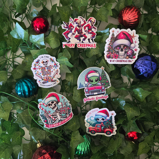 Christmas Spooky Stickers