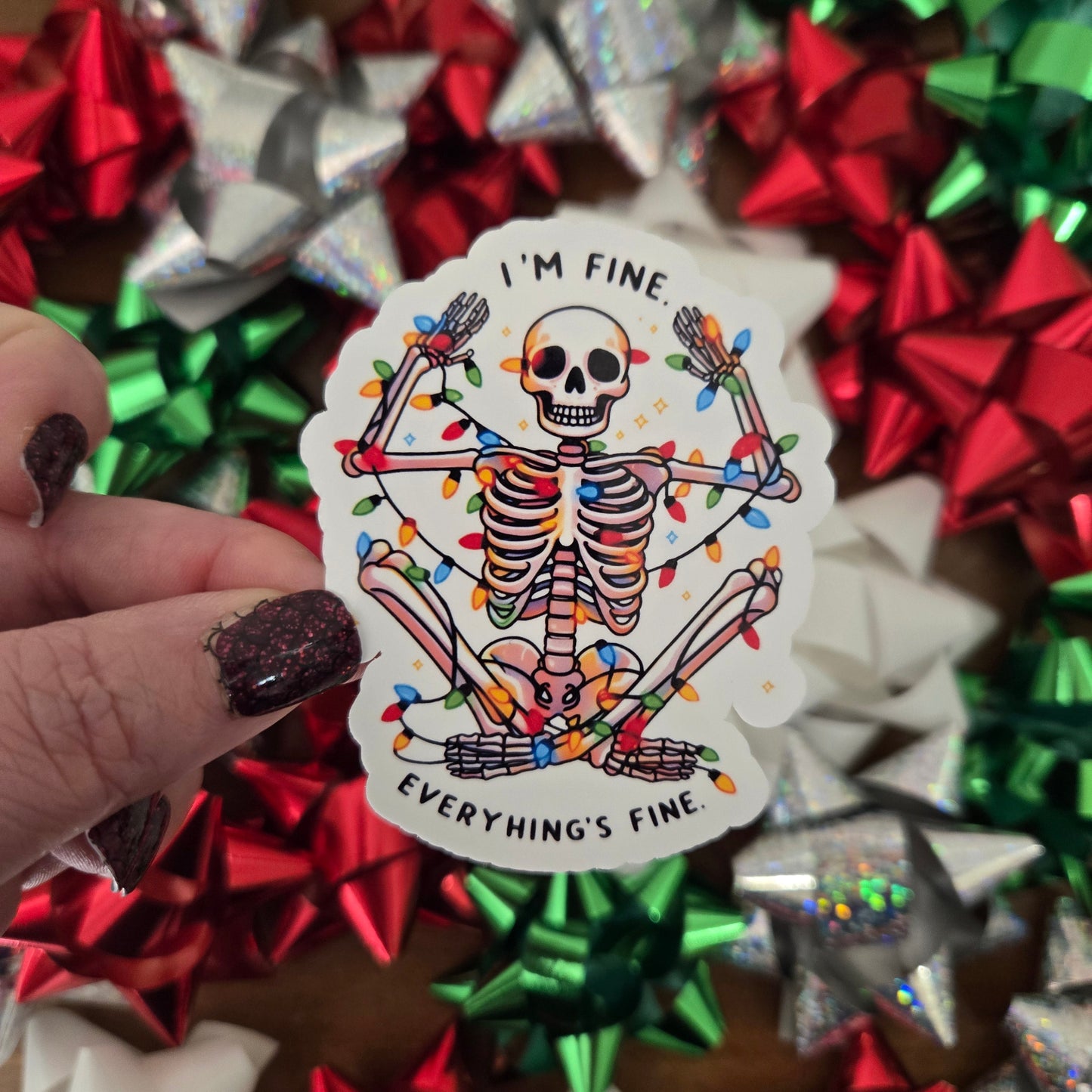 Christmas Spooky Stickers