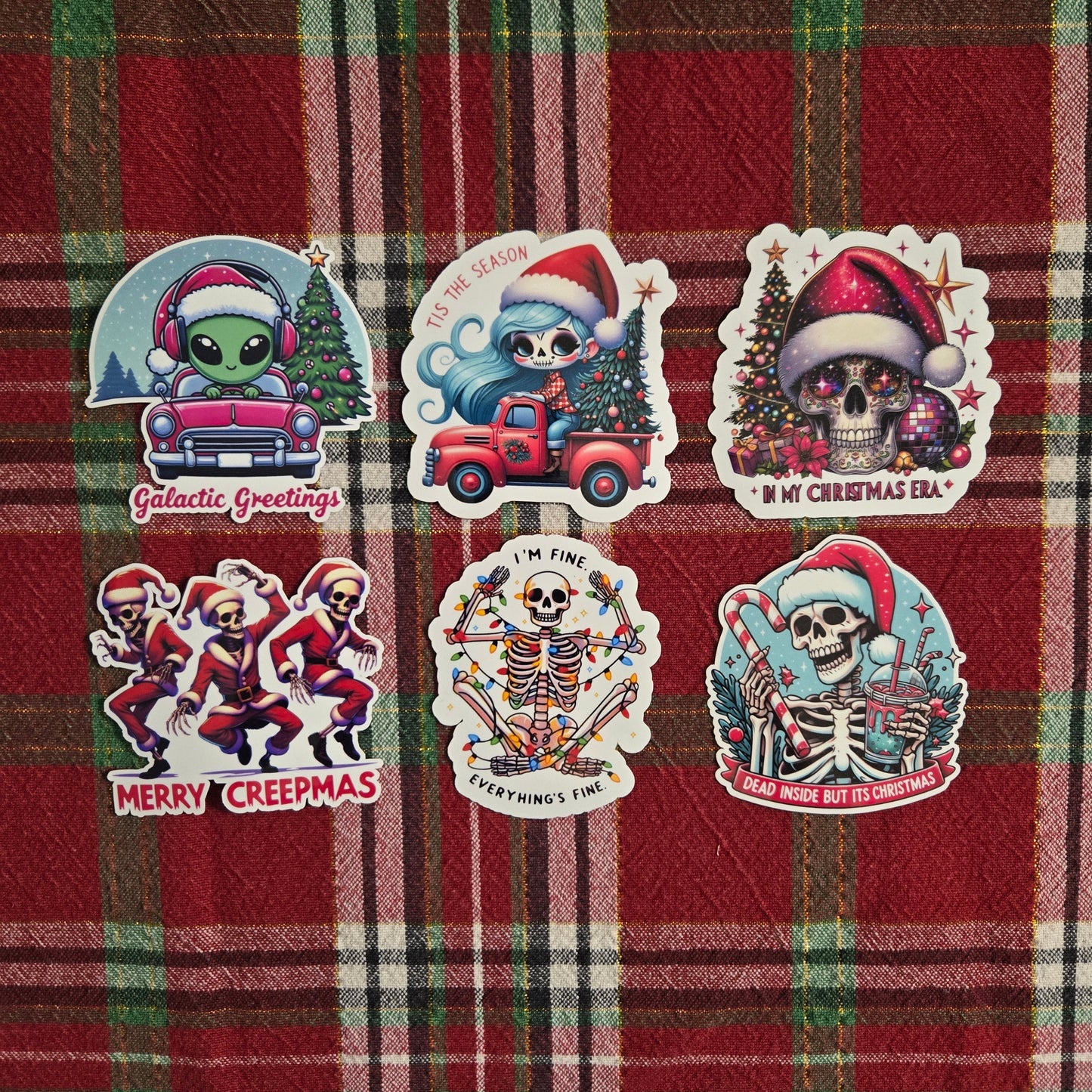Christmas Spooky Stickers